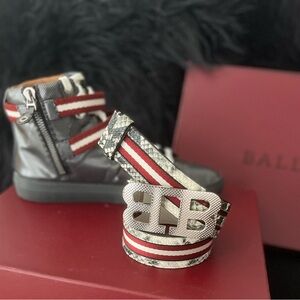 Shoes and the Bally belt
